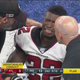 Illustration for article titled Keanu Neal Penalized For Unsportsmanlike Conduct After Throwing Helmet In Injury-Related Frustration